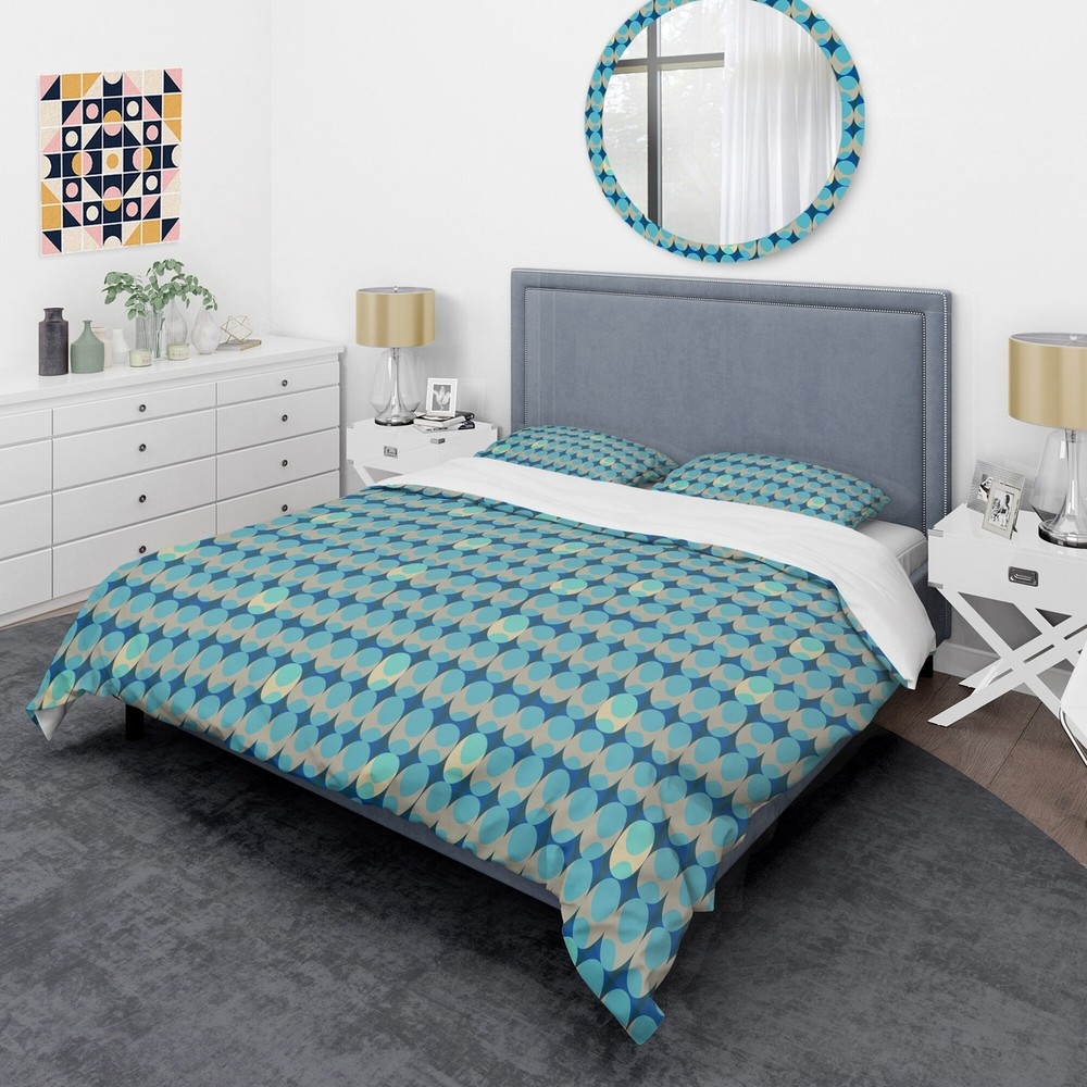 Designart 'Retro Abstract Design XV' Mid-Century Duvet Cover