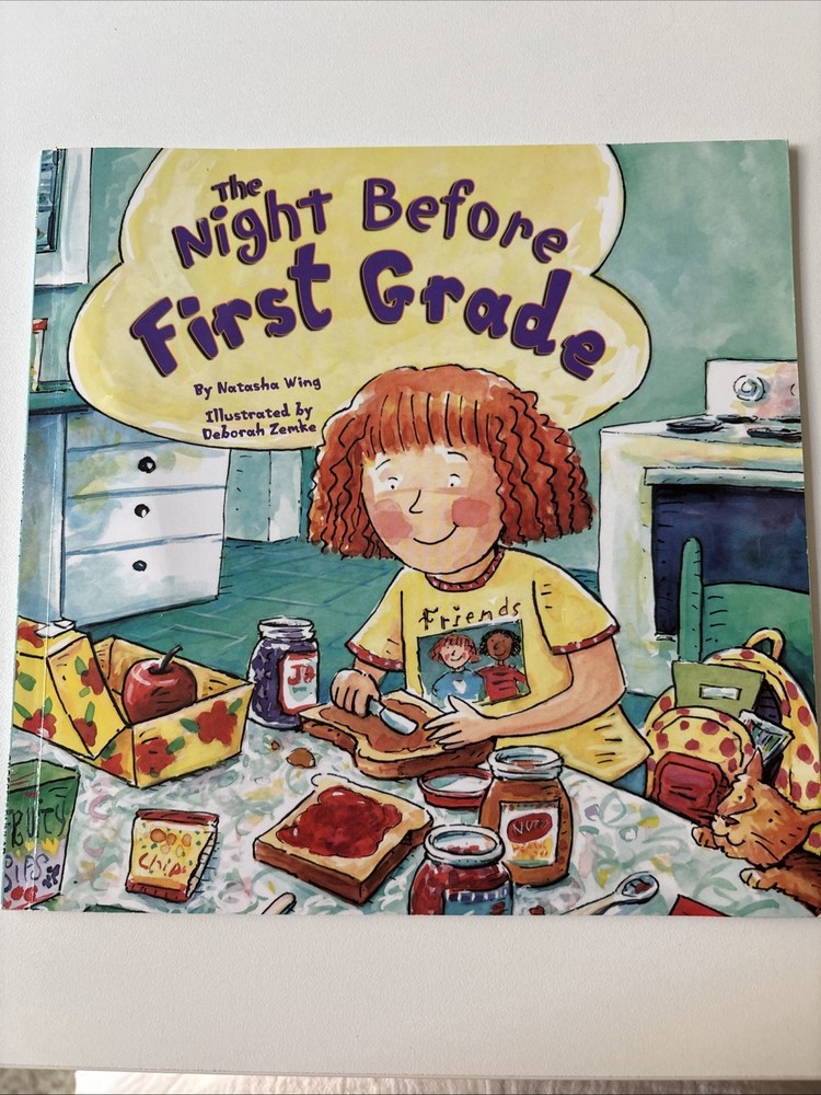 The Night Before First Grade By Natasha Wing (2005)  Paperback -Almost Like New