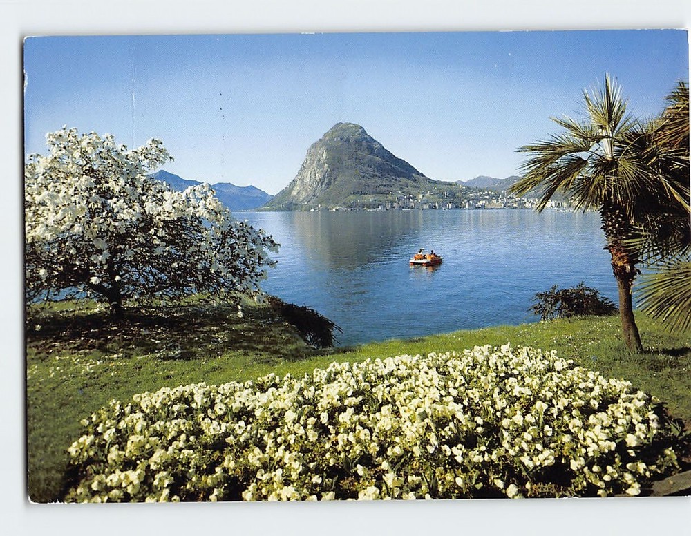 Postcard Monte San Salvatore Lugano Switzerland