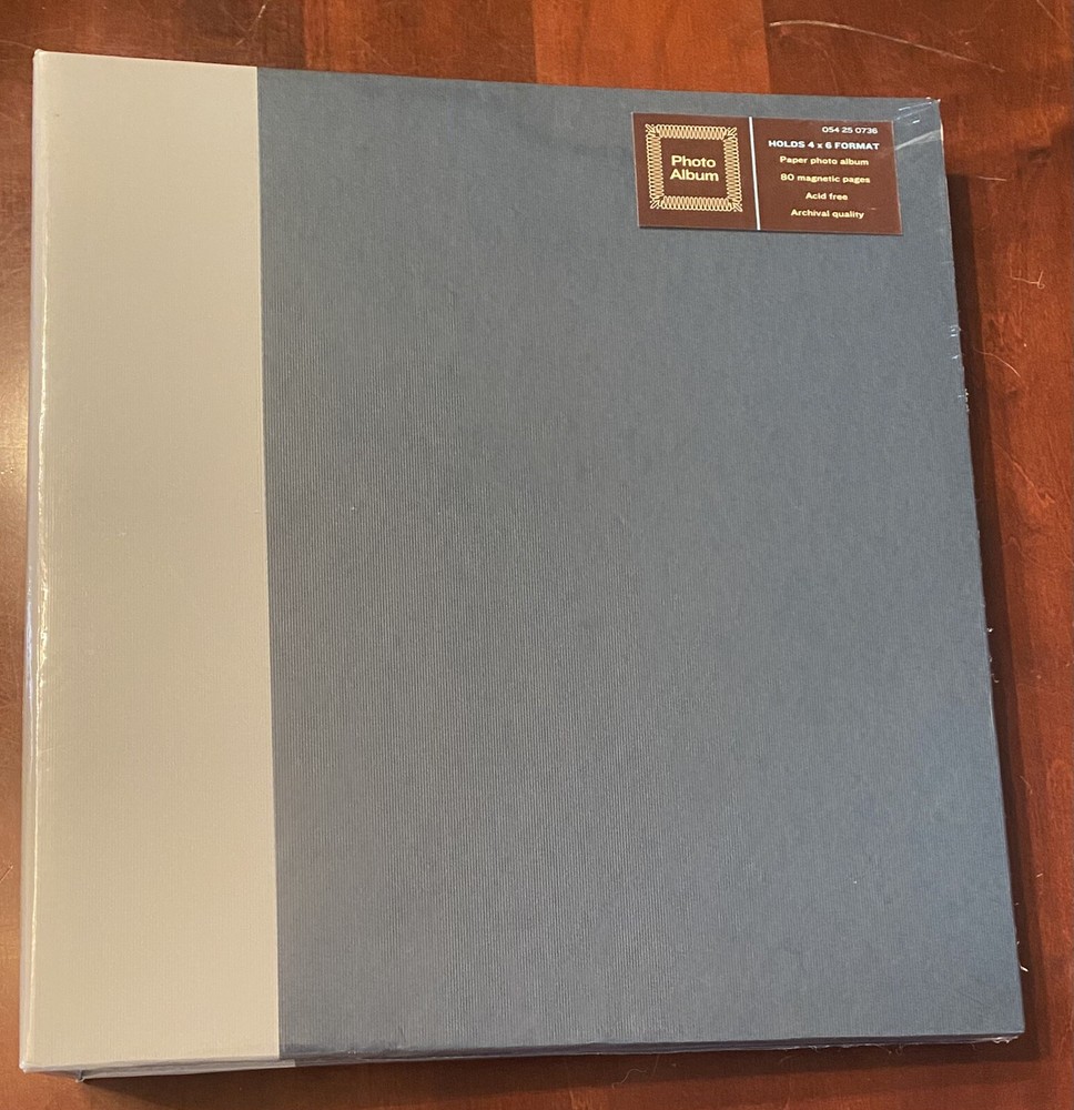 PHOTO ALBUM 4X6 FORMAT 80 PAGES ACID FREE ARCHIVAL QUALITY-image