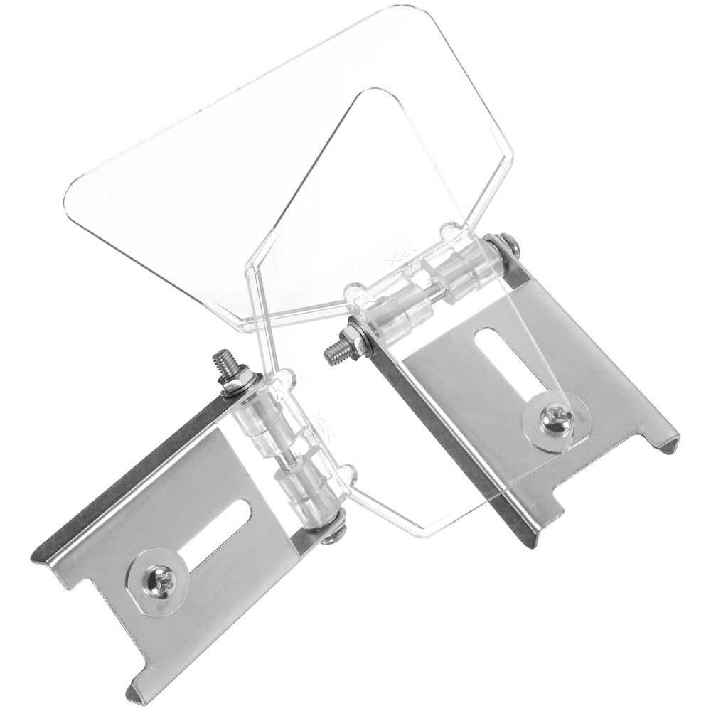 2-Pack Transparent Stainless Steel Bench Guard Eyeshields