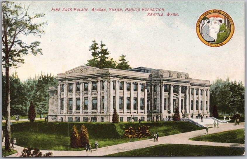 Vintage 1909 AYPE Expo Seattle Postcard 