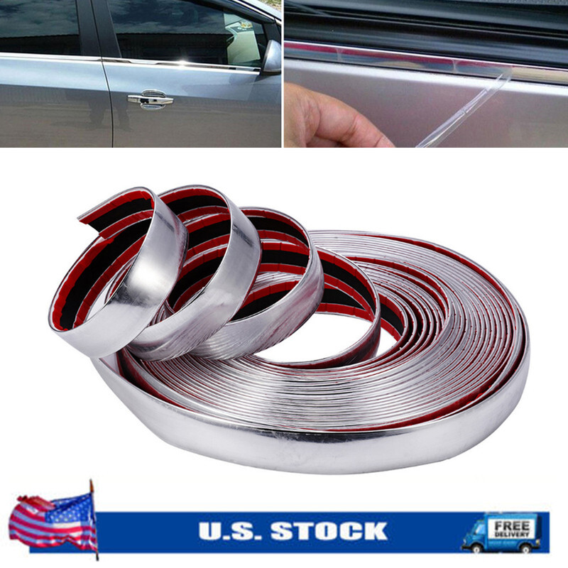 3M 20mm Car DIY Moulding Trim Strip for Grille Window Door Bumper US Stock