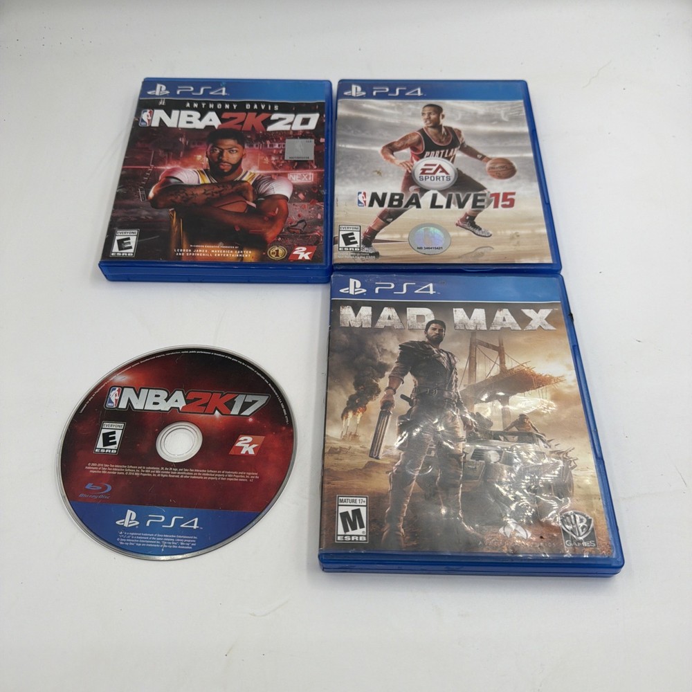 Lot of 4 Games Sony PlayStation 4 PS4
