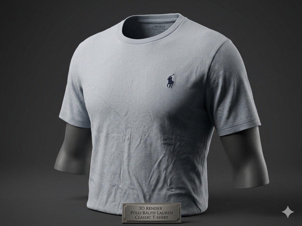 Polo Ralph Lauren Men's Classic Fit Cotton Crew Neck T-Shirt Gray Sz XL