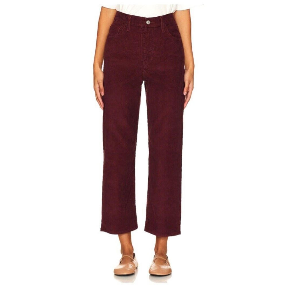 Levi's Premium Ribcage Straight Ankle High Rise Jeans Decadent Chocolate W23L29