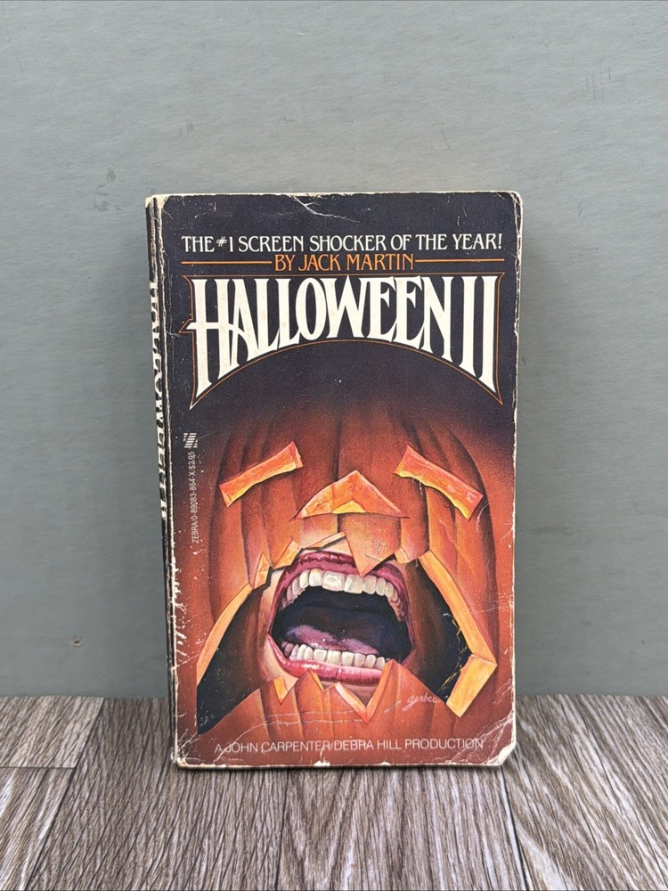 HALLOWEEN II 2 Paperback Movie Tie-In Horror Jack Martin Zebra Books 1981 Vtg.