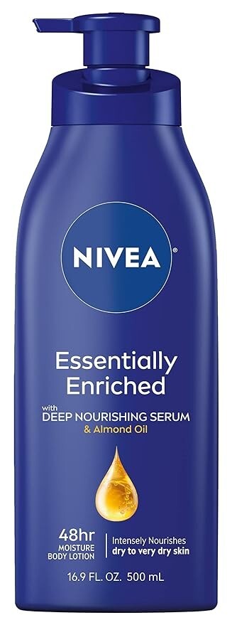Essentially Enriched 48-Hour Hydration Body Lotion with Almond Oil for Dry Skin, 16 fl oz