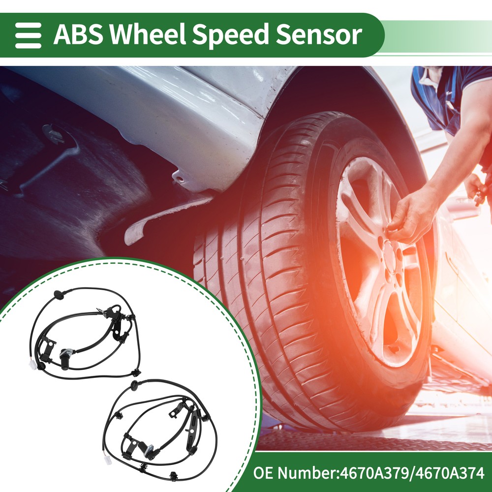 Mitsubishi Galant Rear ABS Wheel Speed Sensor Kit 4670A379
