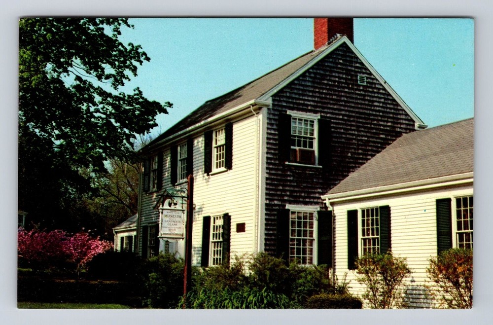 Sandwich MA-Massachusetts, Sandwich Glass Museum, Vintage Postcard