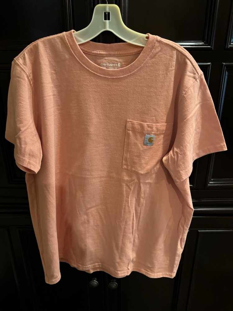 Carhartt Force Pocket T Shirt Mens Size XL Loose Fit Salmon