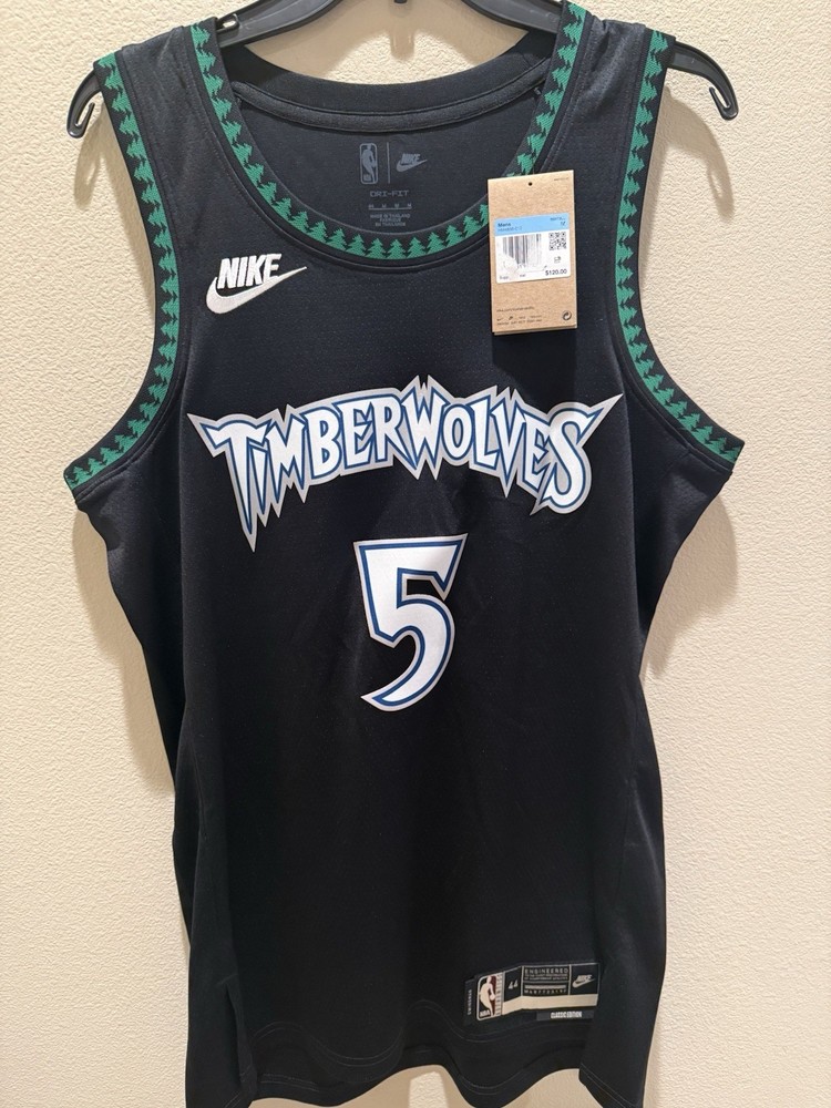44 Med Nike NBA Anthony Edwards Timberwolves Classic Edition Swingman Jersey