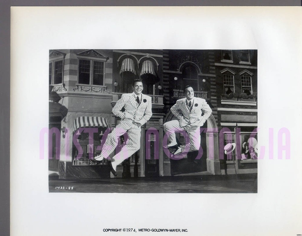 Vintage Photo 1949 Frank Sinatra Gene Kelly Take Me Out to the Ball Game MGM