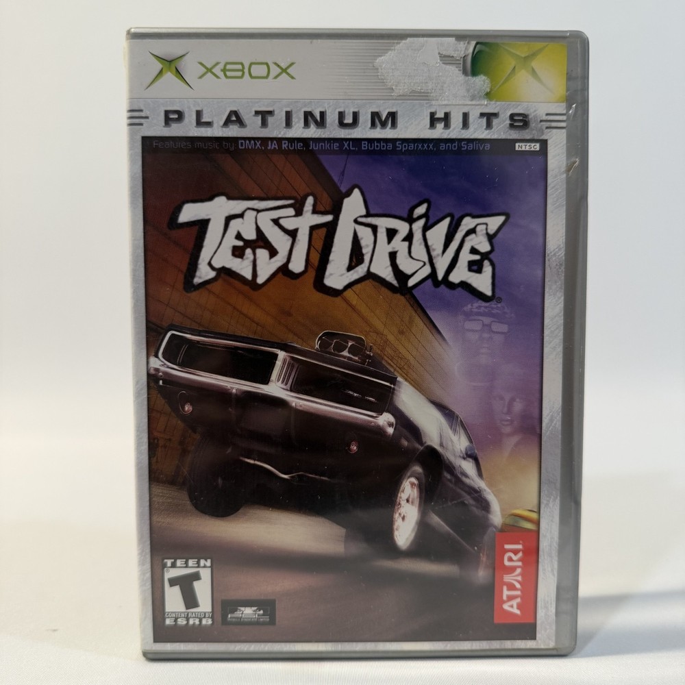 Test Drive Platinum Hits Microsoft Xbox Original Racing Simulation CIB Complete