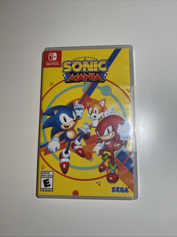 Sonic Mania Nintendo Switch 2018 Sega Complete in Box