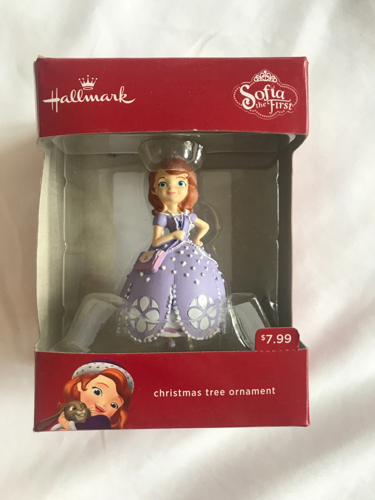 Hallmark Sofia The First Christmas Tree Ornament Disney New In Box