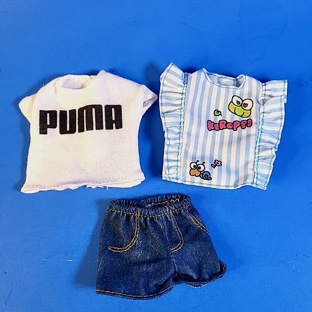 Barbie Fashion Pack Outfit Puma Keroppi Top Shorts Fits Regular Fashionistas 3pc