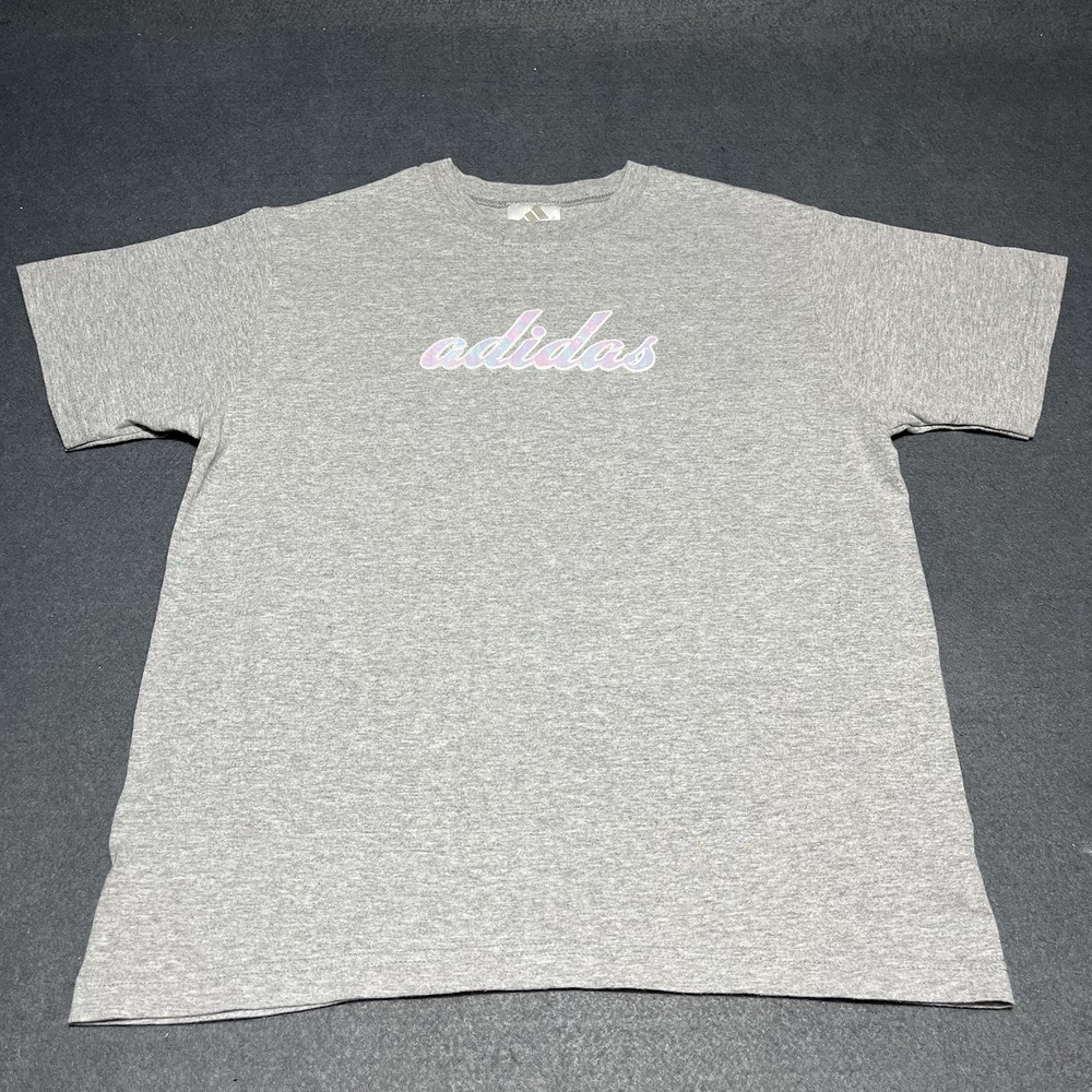 Vintage Adidas Tshirt Womens Medium Y2K Made In USA