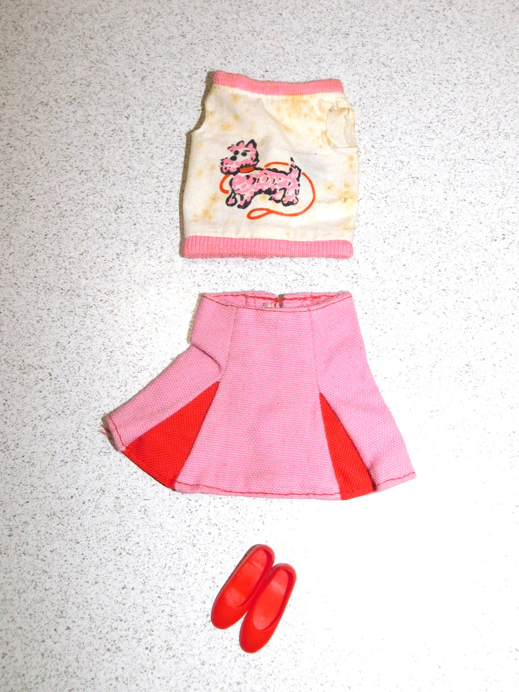 Barbie:  Skipper NICE Vintage DOG SHOW Outfit!
