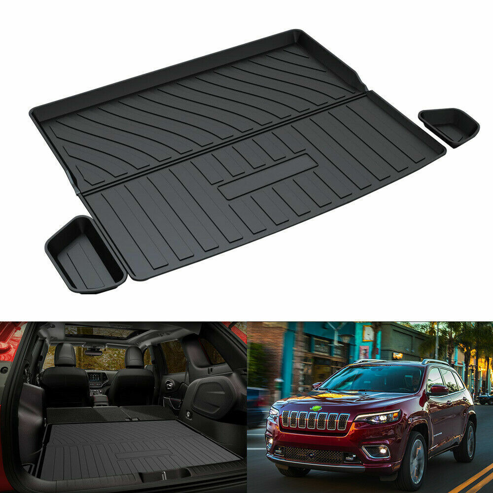 fit for 2019-2023 Jeep Cherokee TPO Waterproof Cargo Trunk Liner Floor Mat