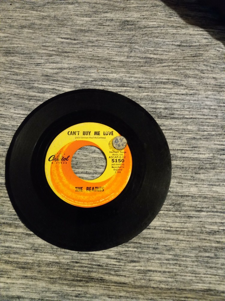 The Beatle 45 record CAN’T BUY ME LOVE, Capitol 1964