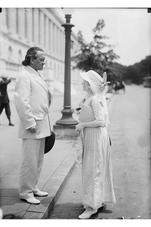 Mrs. James B. Longstreet,Widow of Confederate General,Senator Vardaman,1913