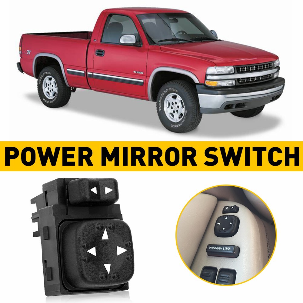 Left Driver Power Mirror Switch Control For Silverado Sierra Tahoe Yukon S