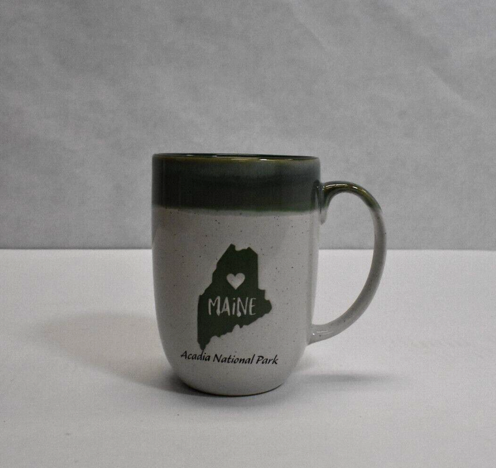 Cape Shore  Maine Acadia National Park 16 oz Stoneware Glaze Dipped Coffee Mug-image