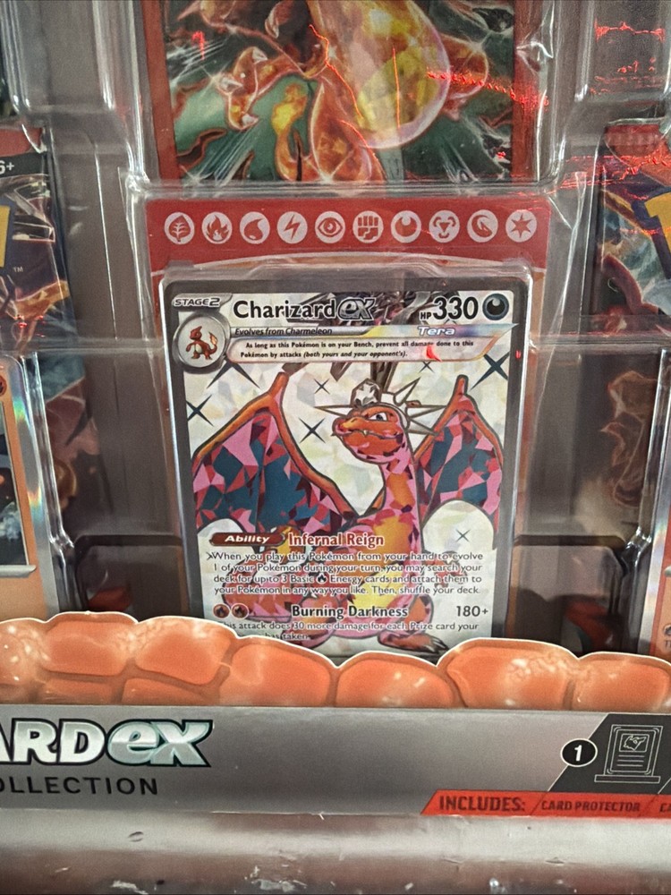 Pokémon TCG: Charizard ex Premium Collection Box - 6 Packs