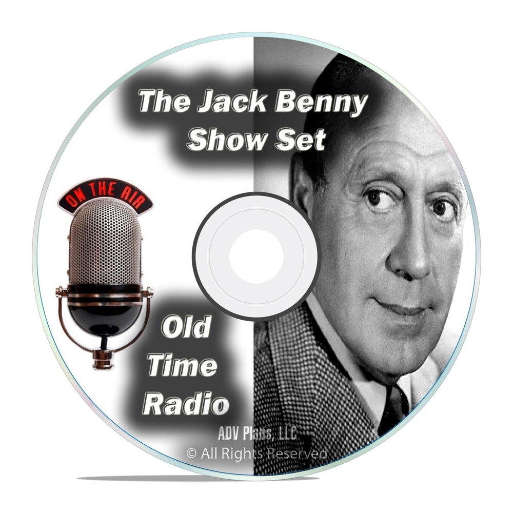 The Jack Benny Radio Show,  The Complete Set, 800+ OTR shows,  DVD-ROM, MP3