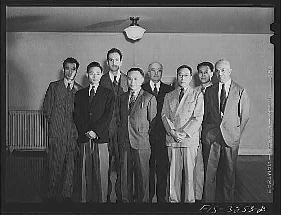 Untitled photo, D.C. Staff of Chinese scholars in the Oriental, : Washington