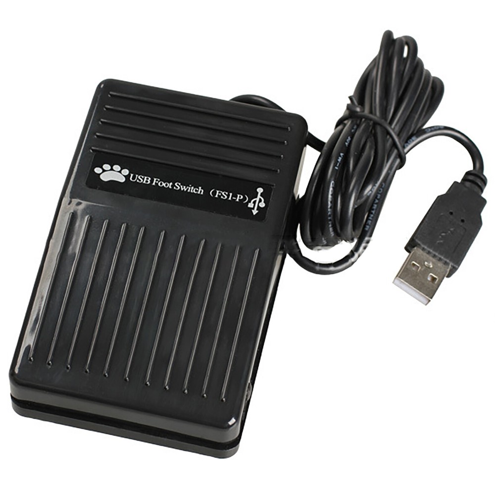 USB Foot Switch Pedal for PC Keyboard Mouse Control Pre-Programmed