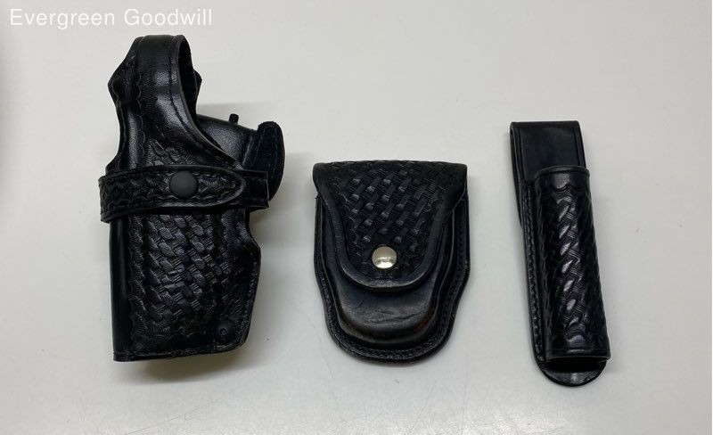 Lot of 3 Leather Holsters