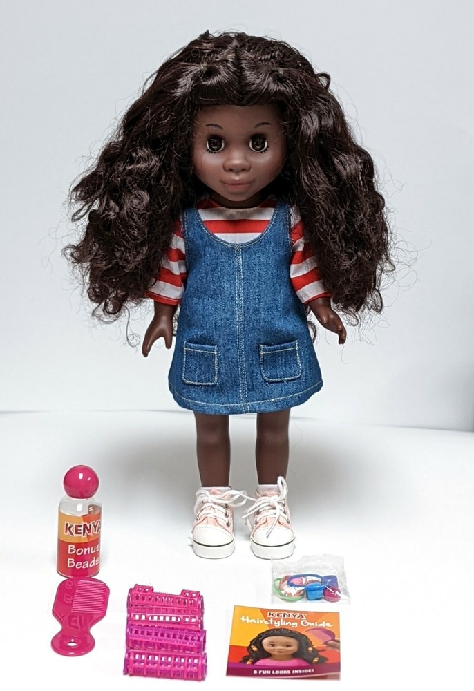 Kenya Doll with Hairstyle Accessories - Play Date Outfit - Kenya's World