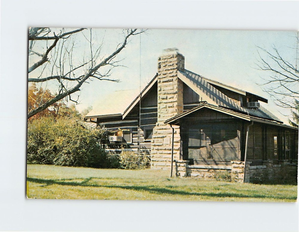 Postcard Cottage Used by the Governor of Indiana Nashville Indiana USA