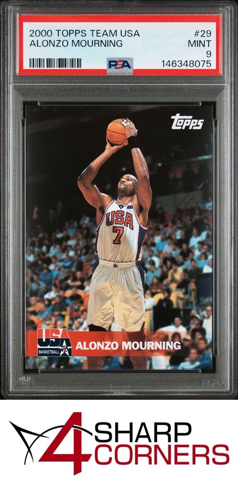 2000 Topps Team Usa Basketball #29 Alonzo Mourning Hof Pop 2 Psa 9Fulfilled by 4SC: eBay’s top consignment choice