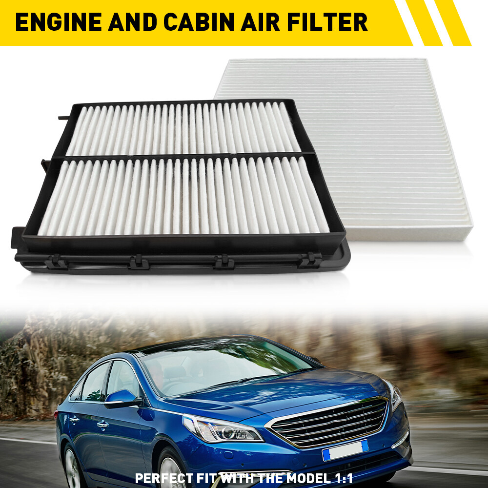 For 2015 2016-2018 2019 HYUNDAI SONATA Premium Combo Set Air Filter+Cabin Filter