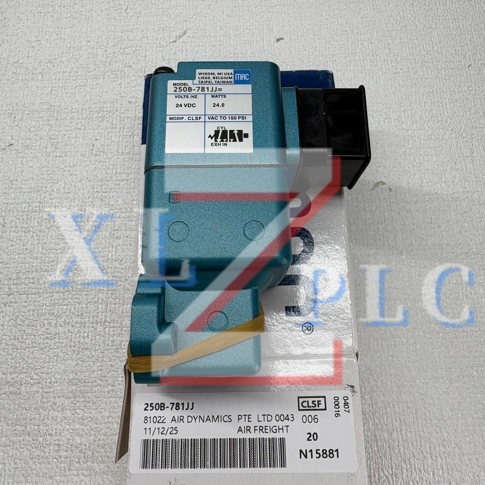 1PCS New MAC 250B-781JJ Solenoid valve In Box*
