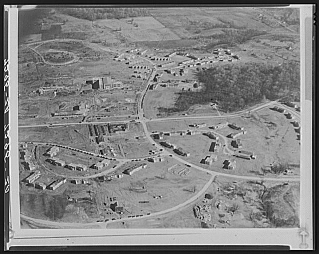Photo:Greenhills Ohio 1938 Aerial Housing Development Construction