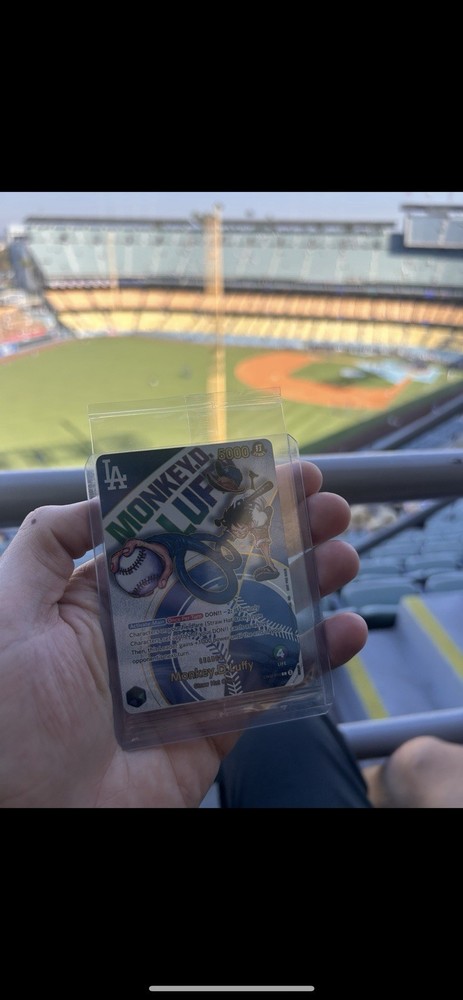 Monkey D. Luffy One Piece Dodgers Collab Promo Card Exclusive SEALED ⚾️