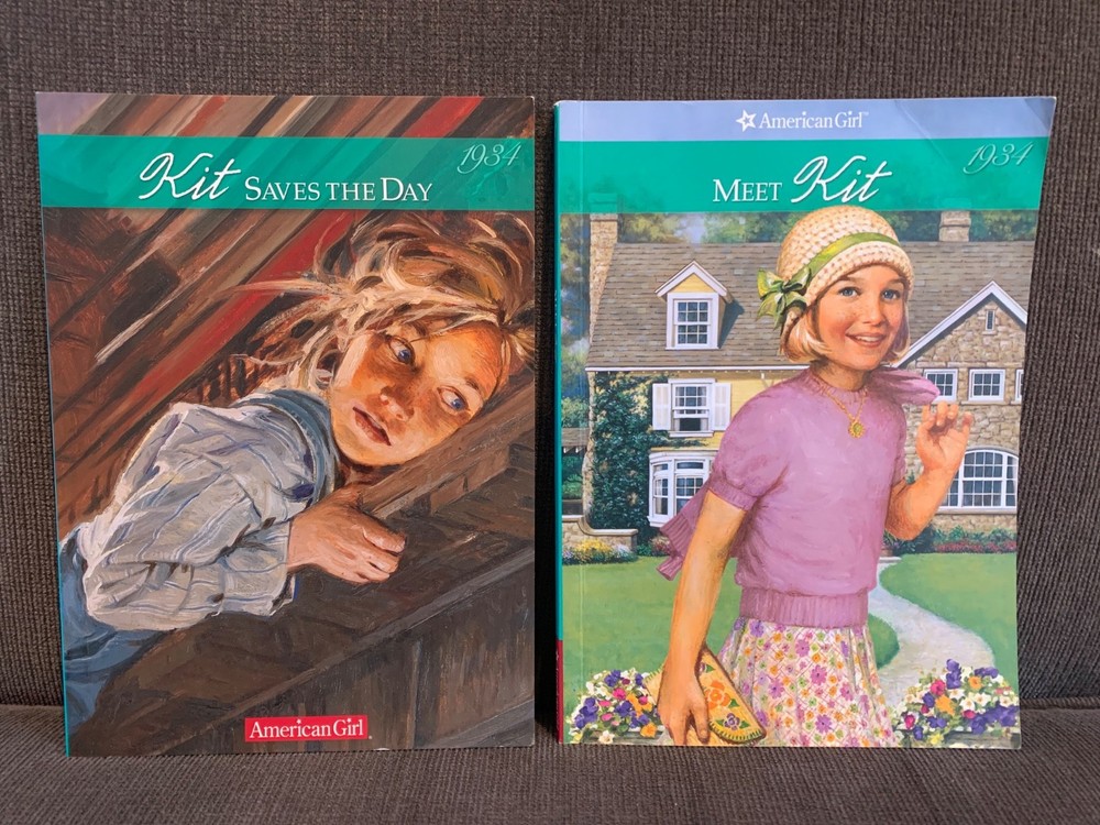Meet Kit: An American Girl 1934 & Kit Saves the Day 1934 Book Lot