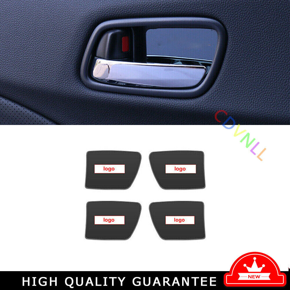 Car Inner Door Bowl Cover Trim 4PCS For Honda CRV CR-V 2012-2016 Black Titanium