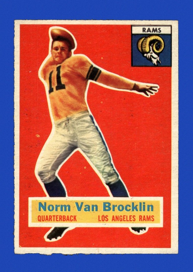 1956 Topps Set-Break #  6 Norm Van Brocklin NR-MINT *GMCARDS*Consign with Greg Morris Cards