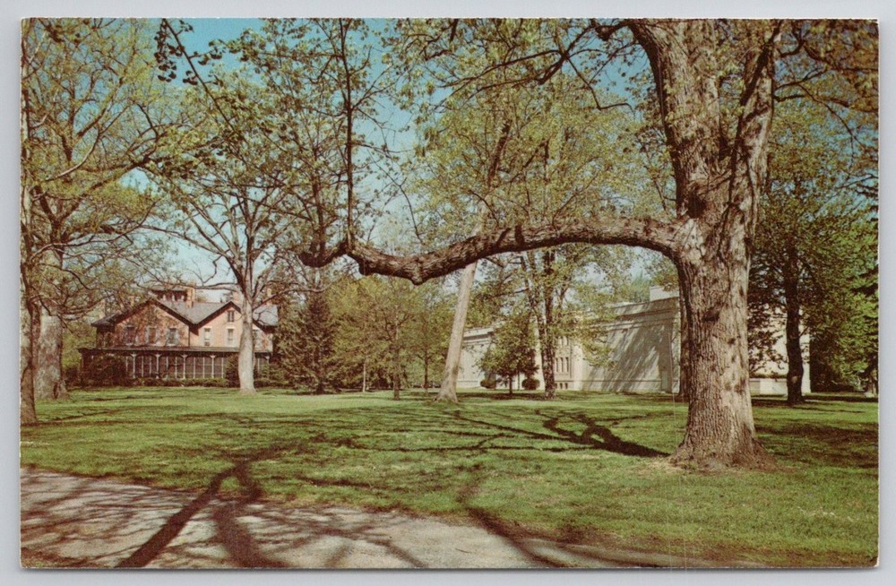 Spiegel Grove Fremont OH Rutherford B Hayes Library Museum Postcard