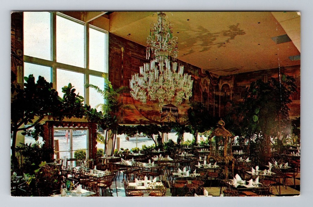 Fort Lauderdale FL-Florida, Creighton's Restaurant, Antique, Vintage Postcard