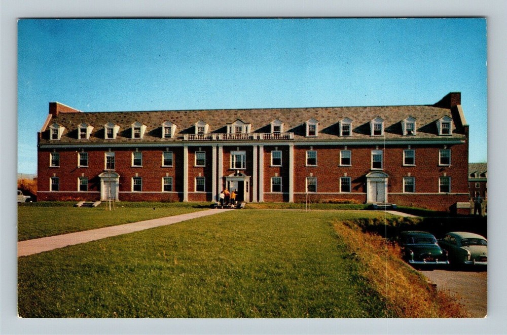 Albany State Teachers College Brubacher Hall Dormitory Vintage New York Postcard