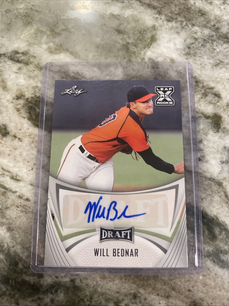 2021 Leaf Draft - Base Autographs Will Bednar #BA-WB1 (AU, RC)