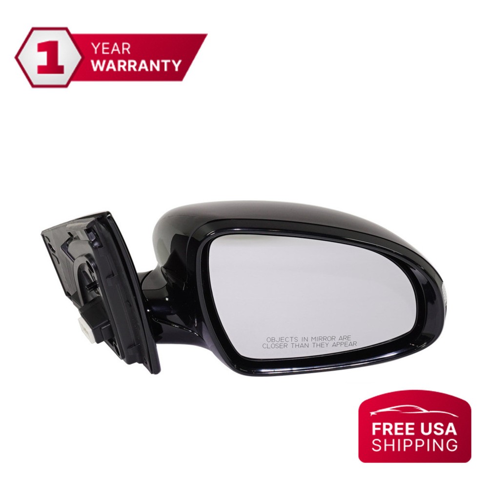 Mirror Paintable Power Glass Heated Passenger Side For 2017-2019 Kia Sportage