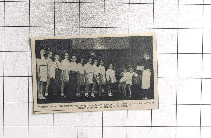 1942 Hitchin Girls Club Annual Display, Play Old Woman Who Lived In A Shoe