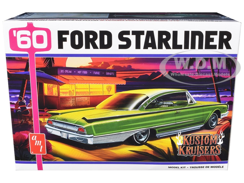 SKILL 2 MODEL KIT 1960 FORD STARLINER 